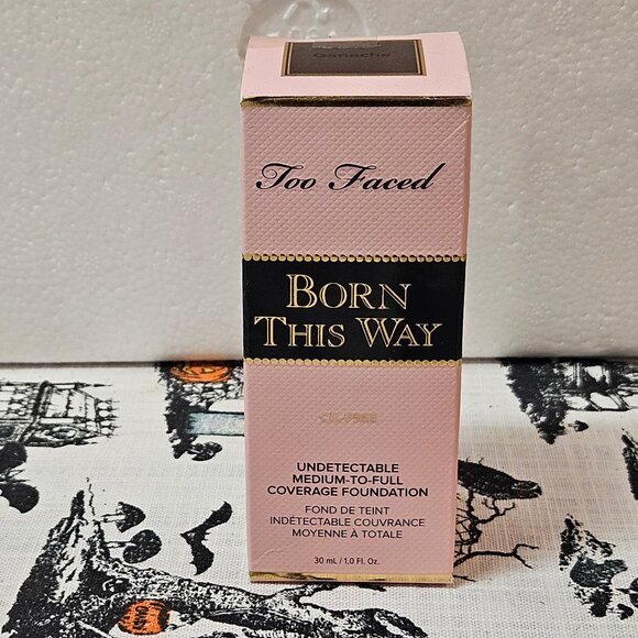 Too Faced Born This Way Medium-to-Full Foundation - Ganache - 1 fl oz / 30 mL - Picture 1 of 6